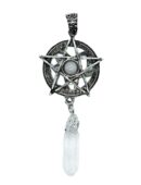 Pendant Penta Rose Qz Wand