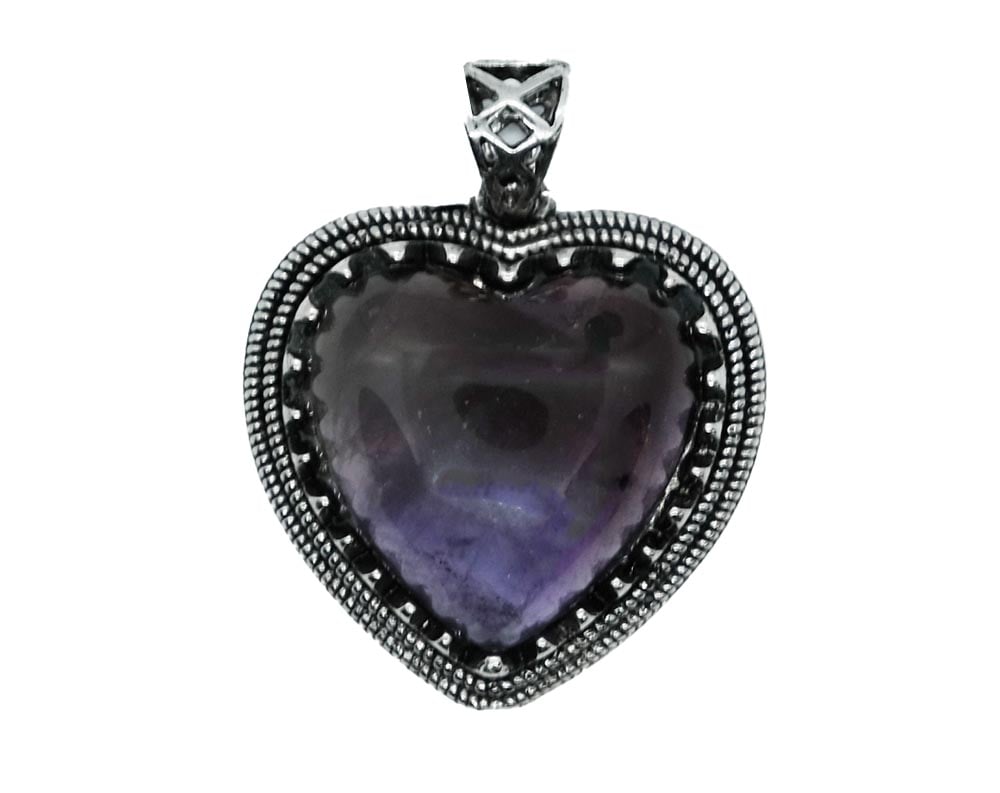 Pendant Heart Amethyst