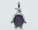 Pendant Penguin Amethyst