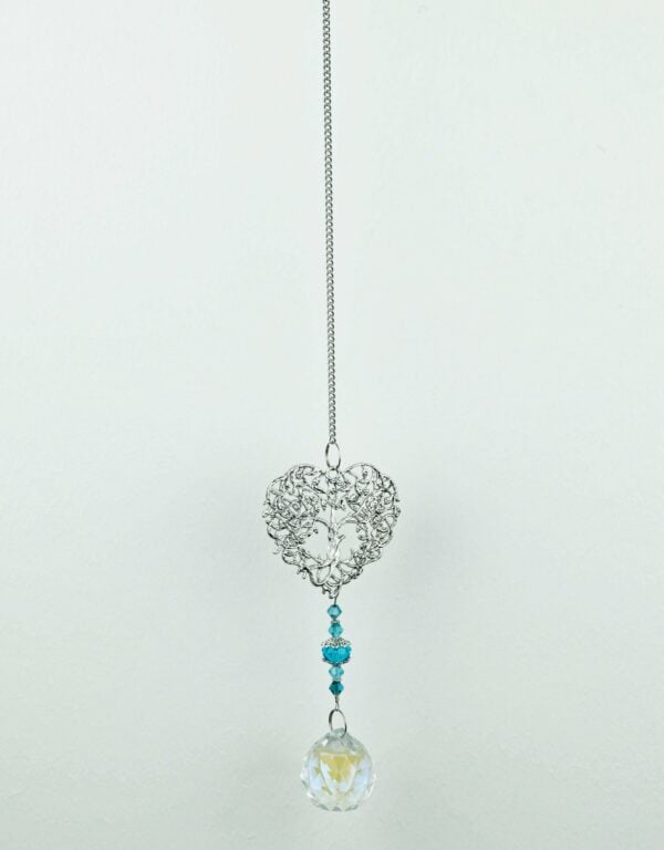 Suncatcher Tree of Life Heart