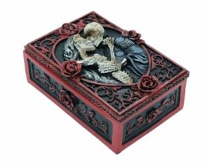 Box Trinket Skeleton Lovers