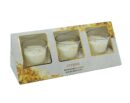 Candle With Citrine Pack of 3