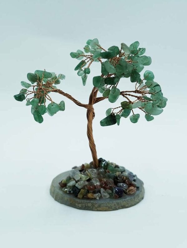 Tree Chip Aventurine On Agate