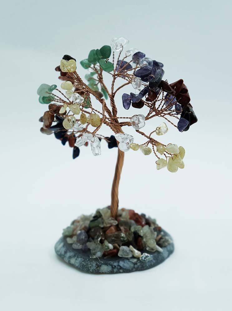 Tree Chip Multi On Agate Base
