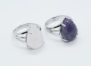Ring Drop Shape Mix Stones Set