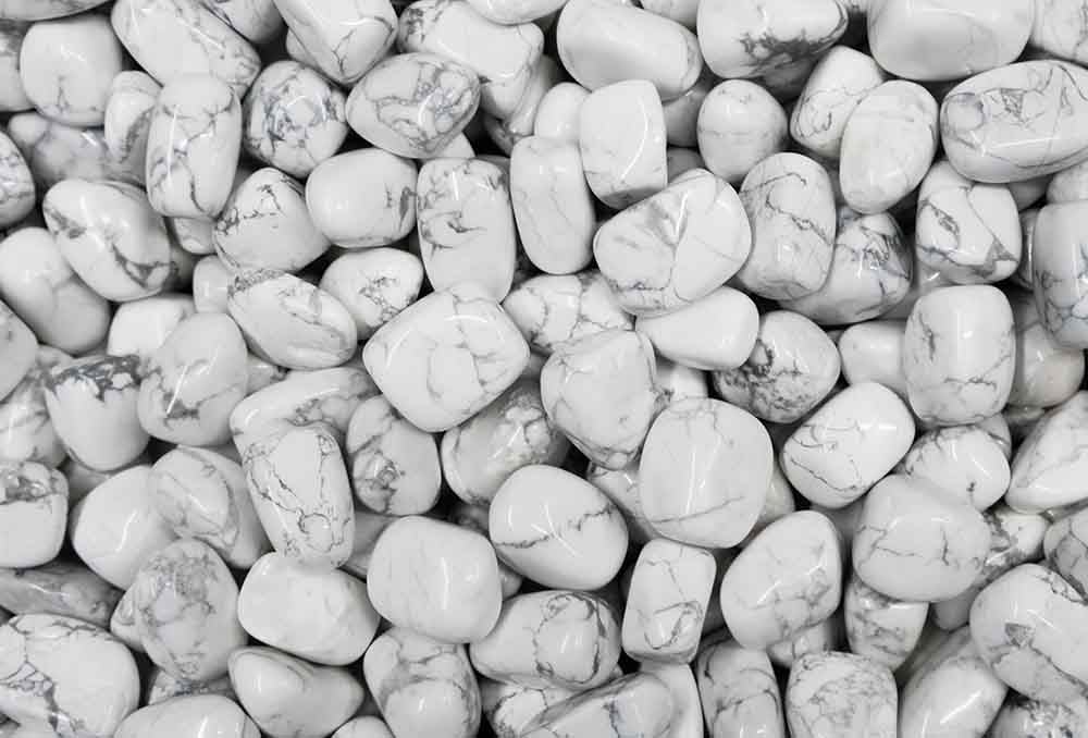 Tumblestone White Howlite
