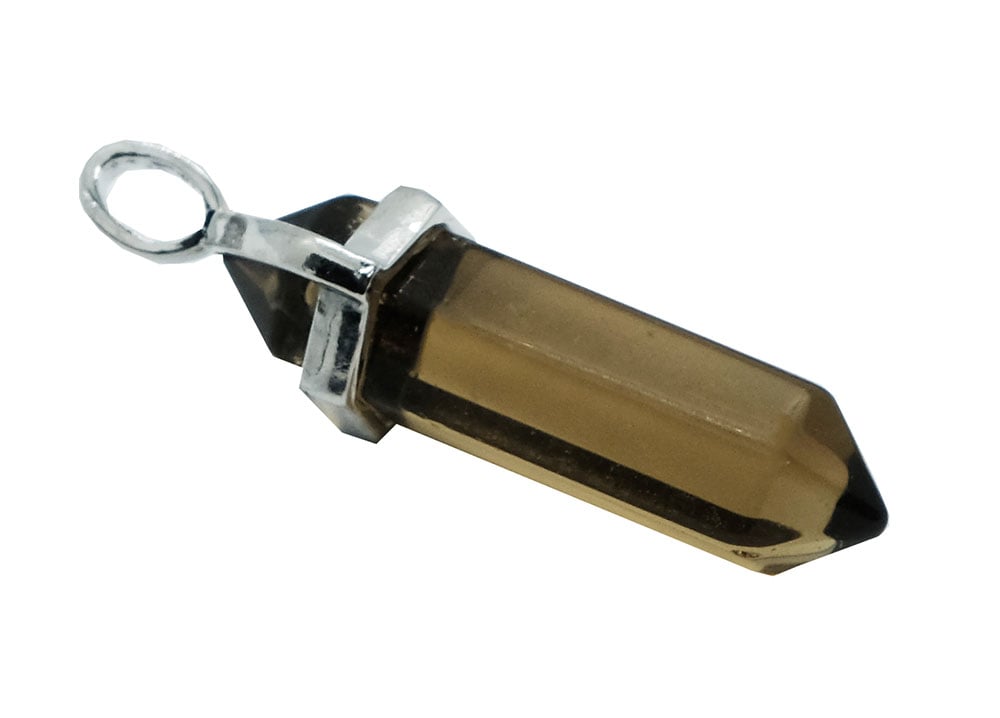 Pendant Fixed Wand Smokey Quartz