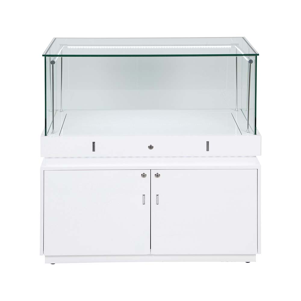 Frameless Display Glass Counter 1200X495X1050mm SLW Code 99067 - Image 2