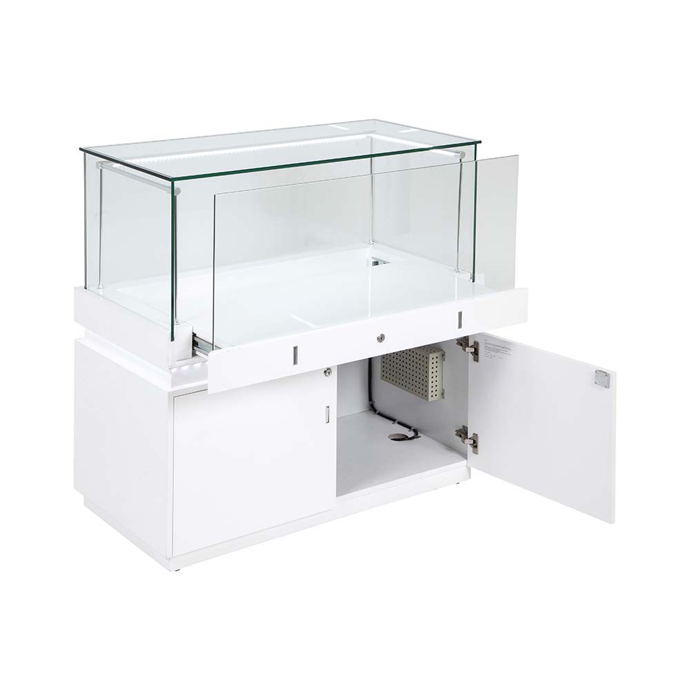Frameless Display Glass Counter 1200X495X1050mm SLW Code 99067 - Image 3