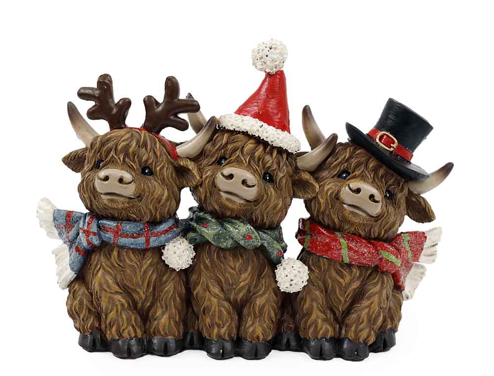 Highland Cow Friends 17cm