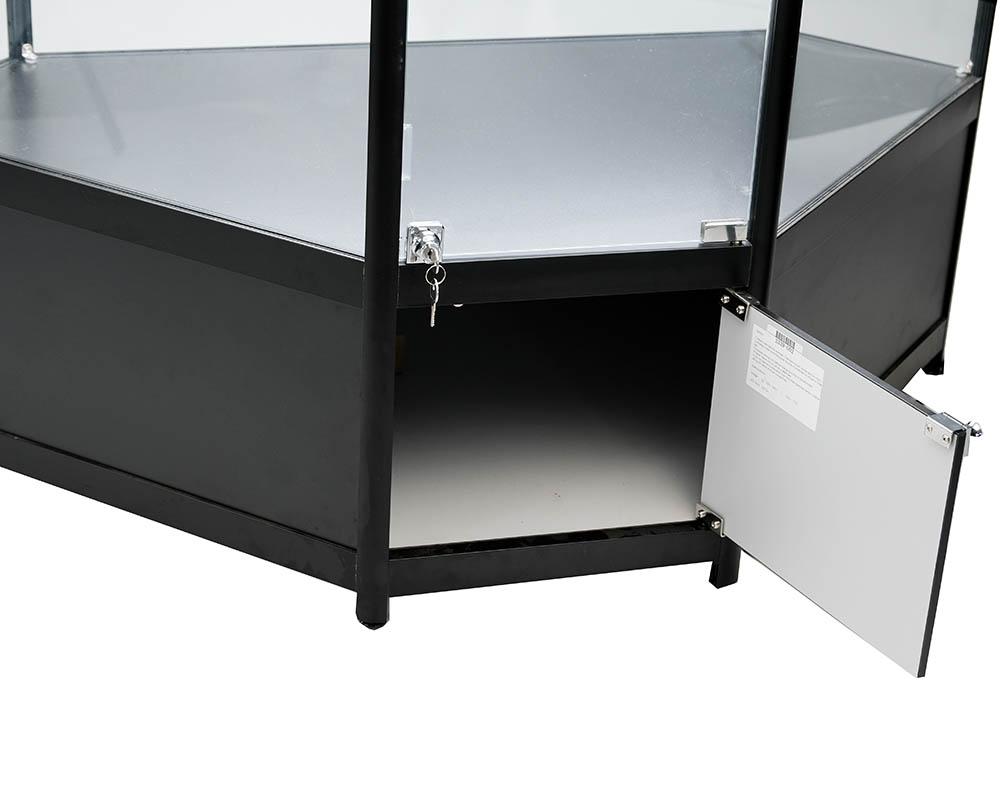 Corner Aluminium Display Glass Counter 850X850X1050mm SBT2 Code 99646 - Image 6