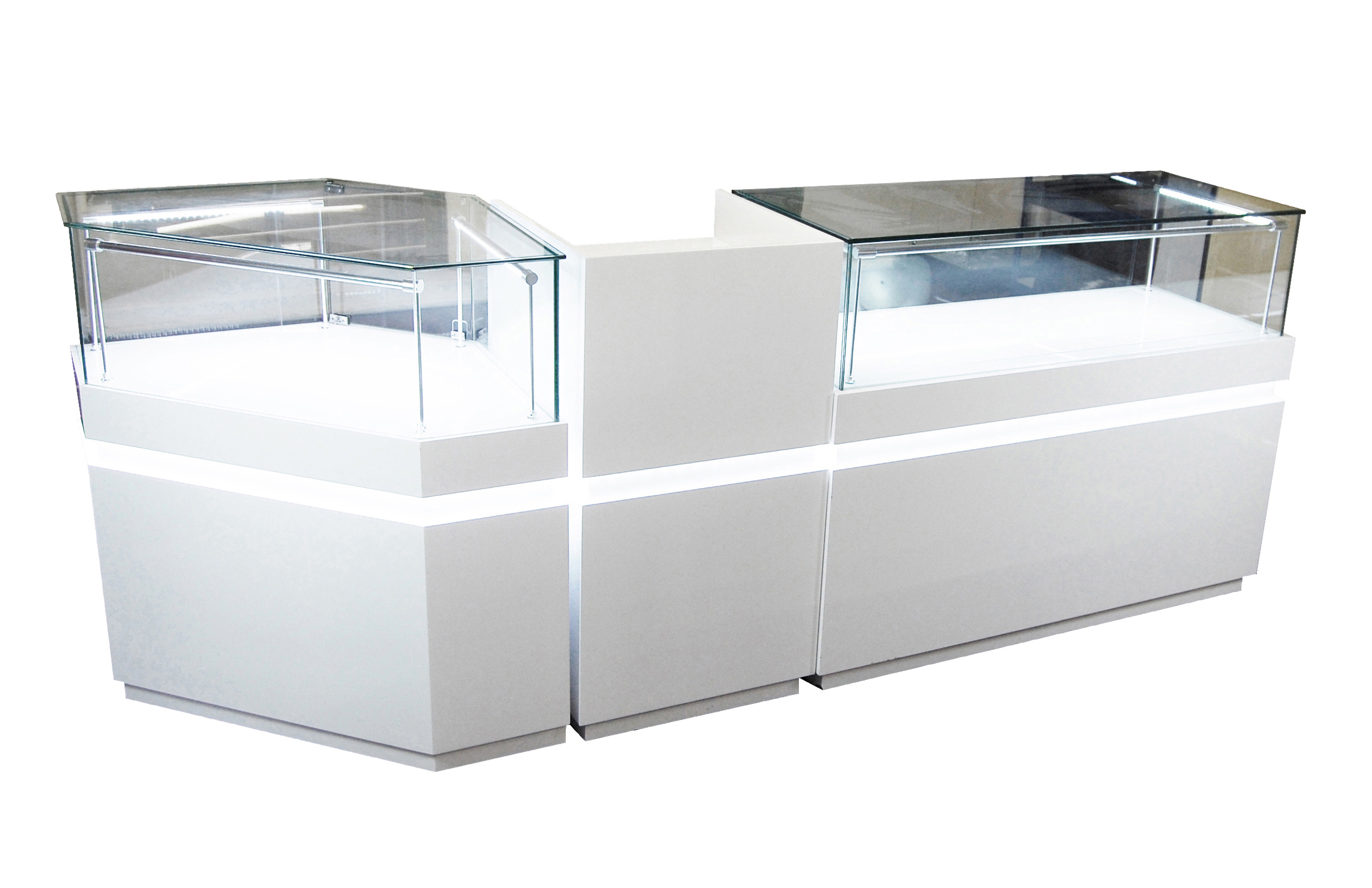 Frameless Display Glass Counter 1200X600X1050mm SW Code 99757 - Image 6