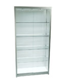 Glass Cabinet 1200X400X1980mm 4 Shelves Led Strip Lighting Code 99936