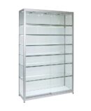 Glass Cabinet 1200X400X1980mm 6 Shelves Led Strip Lighting Code 99973