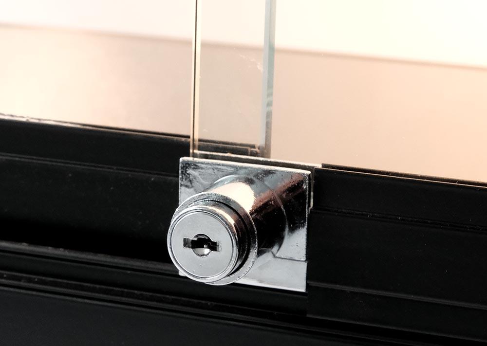 Glass Cabinet 1000X400X1980mm 5 Shelves Led Strip Lighting Code 99923 - Image 4