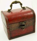 Box Wooden Chest 12X10X10cm