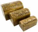 Box Chest Elephants Set Of 3