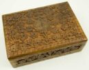 Box Wooden With Flowers 7X5