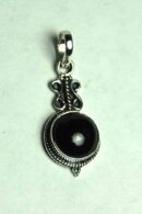 Silver Pendant Fancy Garnet