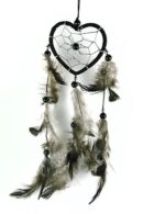 Dream Catcher Heart Black