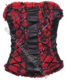 Bodice Black Satin Size 12