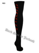 Socks Black Long Bow Size 4-7