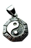 Silver Pendant Ying Yang