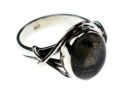 Silver Ring Labradorite Cab