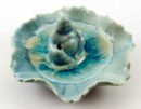 Incense Holder Buddha Blue
