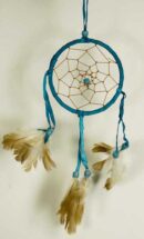 Dream Catcher Turquoise 9cm 0596