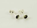 Earring Silver Ying Yang W0.4cm