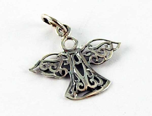 Pendant Silver Angel Cut