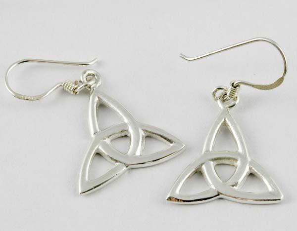 Silver Earring Celtic Knot