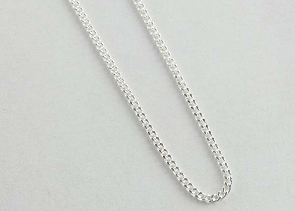 Silver Chain Curb 22 Inch