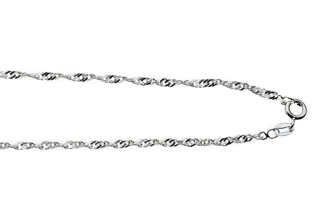 Silver Chain Singapore 16 Inch