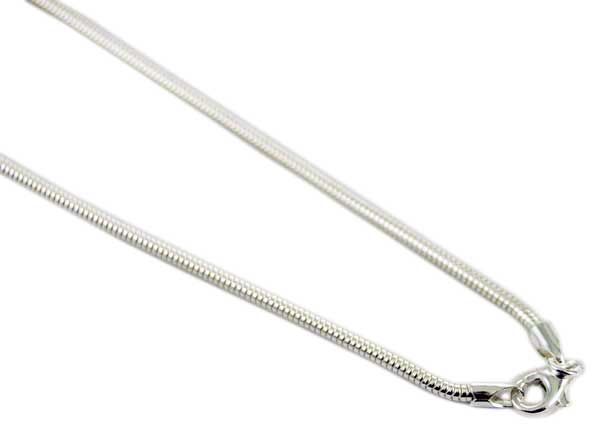 Silver Chain Snake 22 Inch