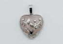 Pendant Heart Caged Rose Qz