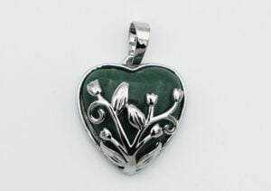 Pendant Heart Caged Aventurine