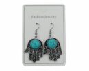 Earring Blue Howlite Fatima