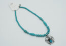 Necklace Blue Howlite Spider