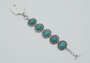Bracelet Blue Howlite Oval