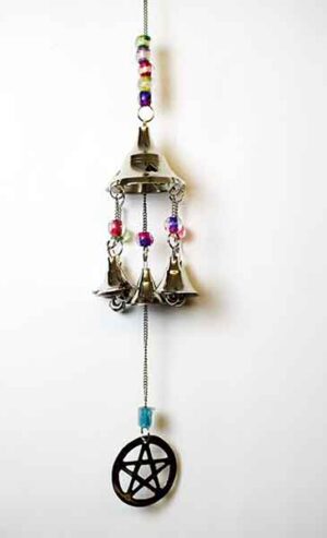 Decoration Brass Bells With Pentagram