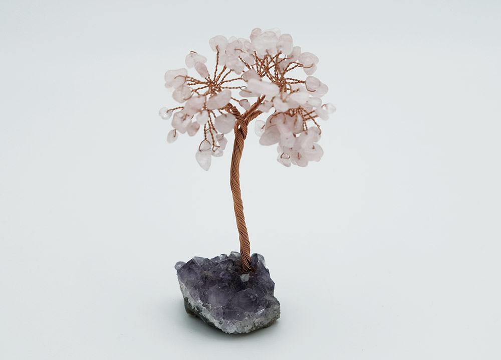 Tree Rose Qz On Amethyst