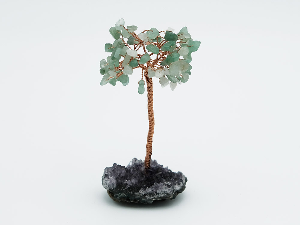 Tree Aventurine On Amethyst