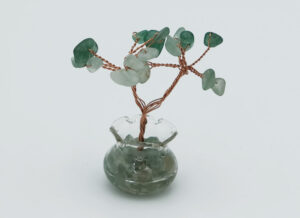 Tree Glass Pot Aventurine