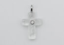 Pendant Cross CZ Clear Quartz