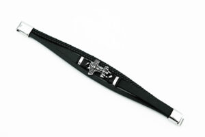 Leather Bracelet Steel Hammer