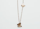 Necklace Butterflies Rose Gold