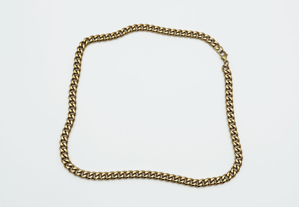 Chain Steel Gold 7mm 65cm