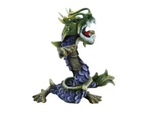 Dragon on Wood Spiral 6"